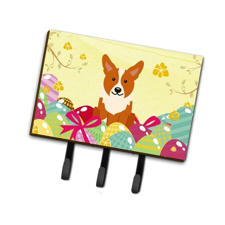 Carolines Treasures Easter Eggs Corgi Leash or Key Holder BB6100TH68